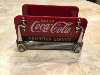 Vintage 1997 Drink Coca Cola Fountain Service Sugar Caddy