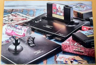 Neo Geo Poster Ad Print Retro
