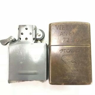 Vietnam War Zippo Lighter An Khe 72 73 Vintage 2