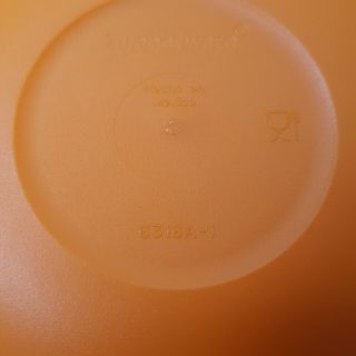 4 Set Tupperware 5” Orange Cereal Bowls 6316A - 1 w Creamer 1415 - 5 White Orange 2
