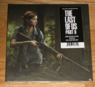 The Last Of Us Part 2 Ii 7 " Vinyl Mondo Exclusive Rare Blue Black Swirl Inch