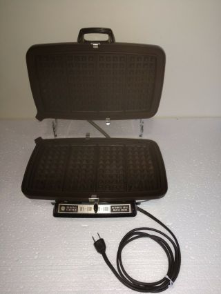 Vintage 1960’s General Electric Ge Automatic Grill/waffle Baker Maker Aig44t