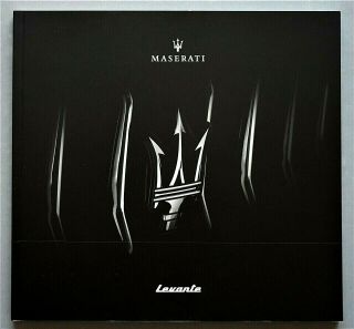 U.  S.  2018 Maserati Levante Prestige Sales Brochure 104 Pages G18lev