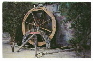 Vintage Florida Chrome Postcard St Augustine Old Grist Mill