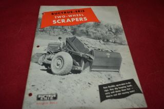 Bucyrus Erie Two Wheel Scrapers Brochure Dcpa13