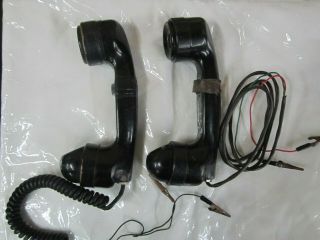 Vintage Naval Sea Systems Stromberg Carlson Us Navy Boat Sound Powered Handsets