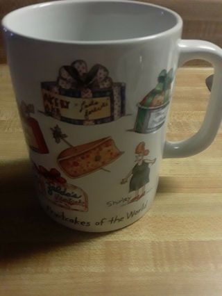 Vintage 1986 The Far Side By Gary Larson Coffee Mug Cup Fruit Cakes Vtg 80s
