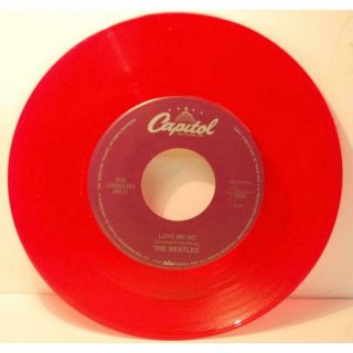 The Beatles Rare 1993 Love Me Do Red Vinyl Juke Box Only 45
