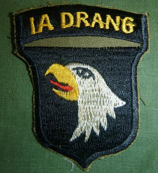 Battle Of Ia Drang Valley - Patch - 101st Airborne Division - Vietnam War - 7412