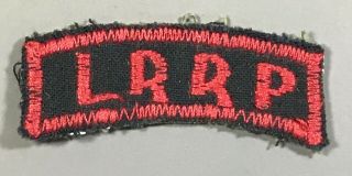 Vietnam War Us Army 5th Infantry Division Lrrp Patch Made In Vietnam