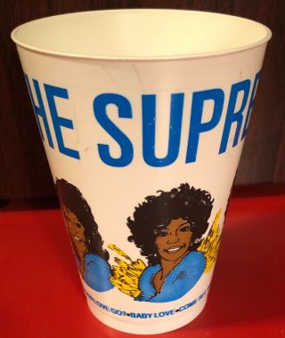 7 - 11 Seven Eleven 1976 Slurpee Promo Cup The Supremes Motown Music