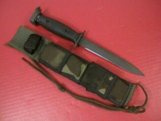 Us Military Style Fighting Knife & Scabbard - Marked: Imperial - Px Item