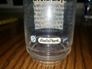 1997 Pittsburgh Steelers ' Greg Lloyd Eat ' n Park Promotional glass (Coca Cola) 3