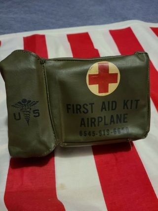 Vietnam Us Army Usmc Airplane First Aid Kit