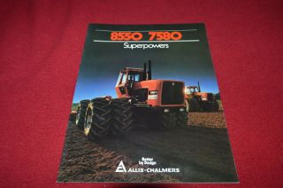 Allis Chalmers 8550 7580 Tractor Dealer 