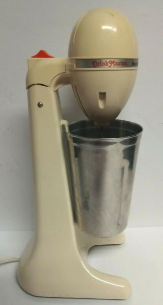 Vintage Hamilton Beach Scovill Drinkmaster Milkshake Mixer Malt Machine 727 - 1