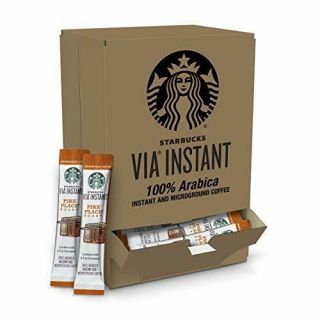 Starbucks Via Instant Coffee Medium Roast Packets Pike Place Roast 1 Box 50 Ct 1