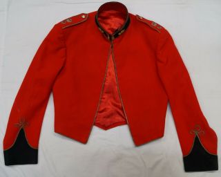 Cold War Era Canadian Artillery Officers Scarlet Mess Dress Jacket