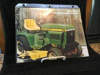 1975 John Deere Lawn & Garden Tractors Sales Brochure - Vg - A - 50 - 75 - 2