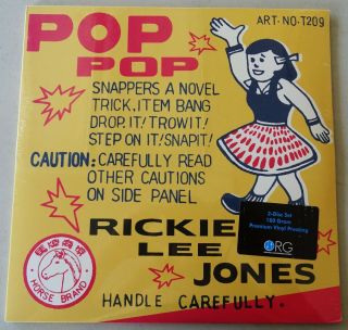 Rickie Lee Jones ‎– Pop Pop Org 2 - 180 Gram Lps - Audiophile - Very Rare