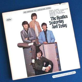 1966 The Beatles Yesterday And Today Trunk Cover Vinyl Lp Near