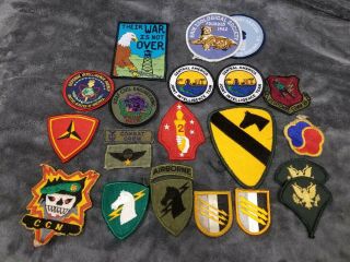 Vietnam War Patch Grouping Special Forces/green Beret/marine/airborne & More 22x