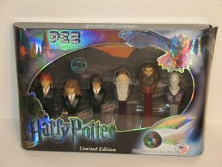 2015 Harry Potter Limited Edition Pez Candy Dispenser Set Of 6