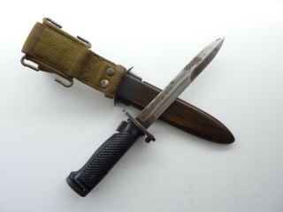 Danish Made M 5 Knife Bayo W/Danish Made Scabbard 2