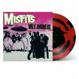 Misfits Walk Among Us Red/black Braineater Vinyl Lp [2020 