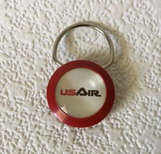 Vintage Keychain Us Air Key Ring Fob Airways Airlines Fly The Usa