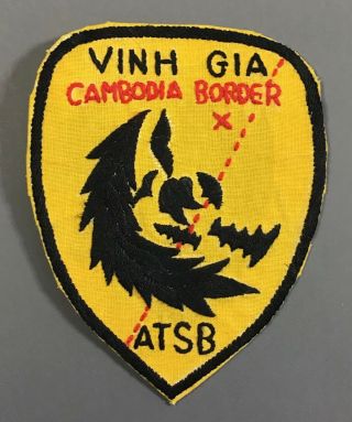 Vietnam War Us Navy River Patrol Advanced Tactical Support Base Cambodia Patch