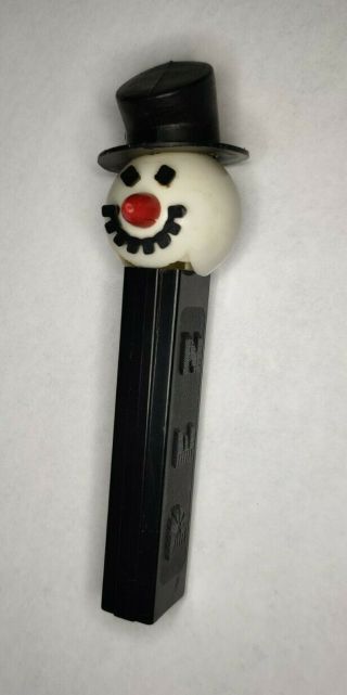 Vintage Pez Snowman Candy Dispenser No Feet Usa