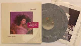 Kate Bush - Hounds Of Love - 1985 Limited Ed Pink/grey Marble Hype Sticker (nm)