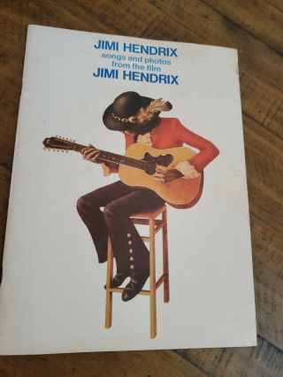 Jimi Hendrix Songs And Photos From The Film Jimi Hendrix /plus A Vintage Picture