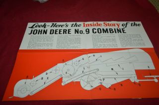 John Deere No.  9 Combine For 1939 Dealer 