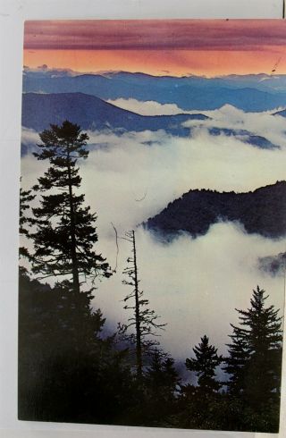 Great Smoky Mountains National Park Sunrise Postcard Old Vintage Card View Post
