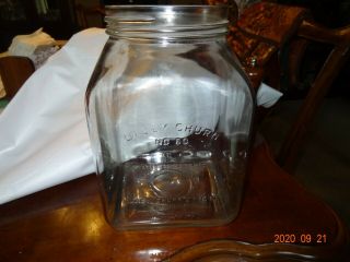 Dazey No.  60 Butter Churn Glass Jar Only Patented Feb.  14,  22
