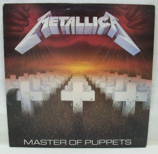 1986 Metallica " Master Of Puppets " Lp Vinyl Record (9 60439 - 1) Ex,  /vg,  Club Ed.