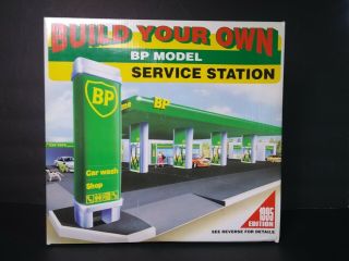 Vtg Build Your Own Bp Gas Service Station Model Kit - 1995 Edition - Nib - Read