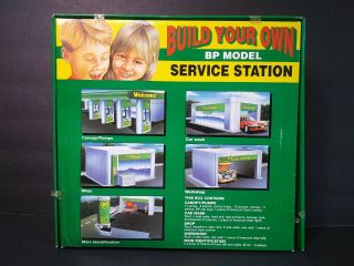 Vtg Build Your Own BP Gas Service Station Model Kit - 1995 Edition - NIB - READ 3