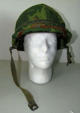 Vietnam War United States Army Paratrooper Combat Helmet