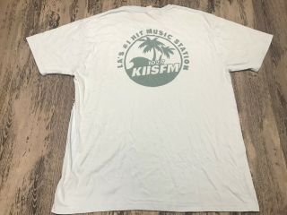 A 102.  7 Kiis Fm Los Angeles La Radio Station Promo T - Shirt Rock Dj Palm Trees