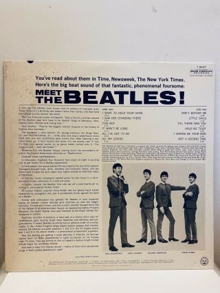 the Beatles - Meet the Beatles Capitol 1964 Mono Scranton W/Sears Shrink EX Wax 2