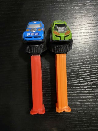 Pez,  Hot Wheels,  Pull And Go,  Set Of 2,  Fast Fish,  Twinduction