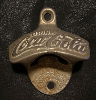 Vintage Metal Drink Coca - Cola Starr " X " Pop/soda Bottle Opener 27