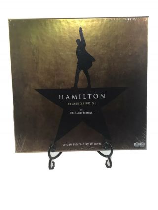 Hamilton Vinyl Record 4 Lp Box American Musical Broadway Cast Recording