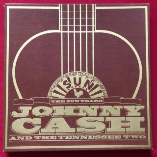 Johnny Cash & The Tennessee Two The Sun Years 5 Lp Box Set Rare Uk Charly