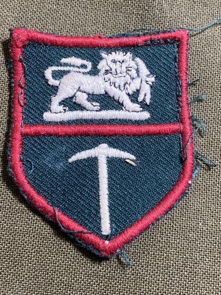Rhodesian Army Patch Lion Tusk Bush War Item