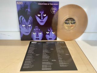 Kiss - Creatures Of The Night - Colored Vinyl Lp Vinny Vincent