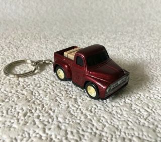 Keychain Mini Vintage Pick Up Truck Key Ring Dia Cast Metal Fob